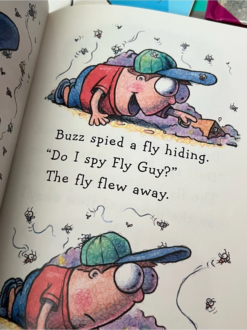 Scholastic Fly Guy Book Set - Blue, Red, Teal, Purple